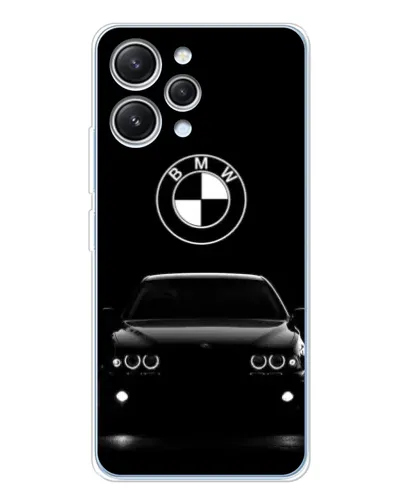 Чехол для Xiaomi Redmi 12 с картинкой «BMW — взгляд из темноты»