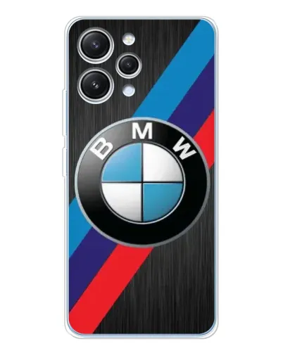 Чехол для Xiaomi Redmi 12 с картинкой «BMW M-stripes стиль»