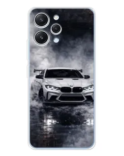 Чехол для Xiaomi Redmi 12 с картинкой «BMW сквозь туман» Чехол для Xiaomi Redmi 12 с картинкой «BMW сквозь туман»