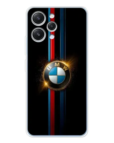Чехол для Xiaomi Redmi 12 с картинкой «BMW M-Power неон»