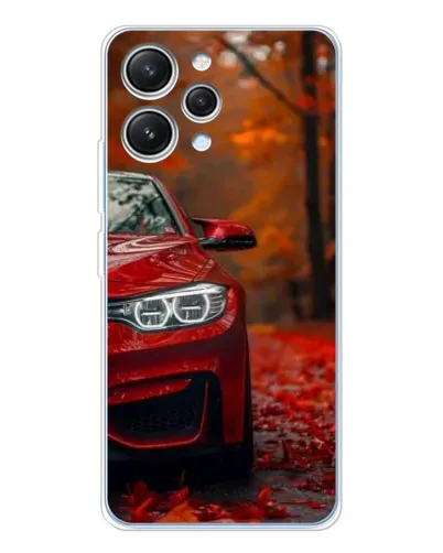 Чехол для Xiaomi Redmi 12 с картинкой «Осенняя BMW M4»