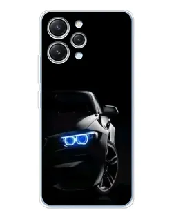Чехол для Xiaomi Redmi 12 с картинкой «BMW — ночной взгляд» Чехол для Xiaomi Redmi 12 с картинкой «BMW — ночной взгляд»