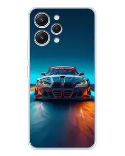 Чехол для Xiaomi Redmi 12 с картинкой «BMW — огни неона» Чехол для Xiaomi Redmi 12 с картинкой «BMW — огни неона»