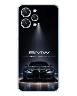 Чехол для Xiaomi Redmi 12 с картинкой «BMW сквозь ночной город» Чехол для Xiaomi Redmi 12 с картинкой «BMW сквозь ночной город»