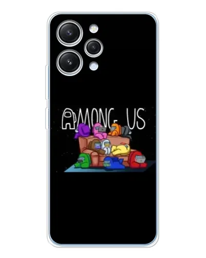 Чехол для Xiaomi Redmi 12 с картинкой «Логотип Among Us» Чехол для Xiaomi Redmi 12 с картинкой «Логотип Among Us»