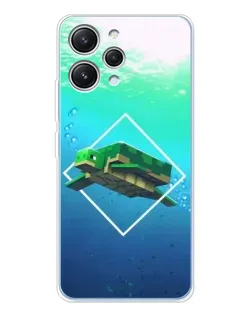 Чехол для Xiaomi Redmi 12 с картинкой «Черепаха Minecraft» Чехол для Xiaomi Redmi 12 с картинкой «Черепаха Minecraft»