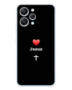 Чехол для Xiaomi Redmi 12 с картинкой «Сердце - Jesus» Чехол для Xiaomi Redmi 12 с картинкой «Сердце - Jesus»