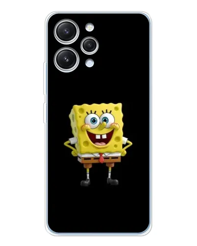 Чехол для Xiaomi Redmi 12 с картинкой «Классический Губка Боб»