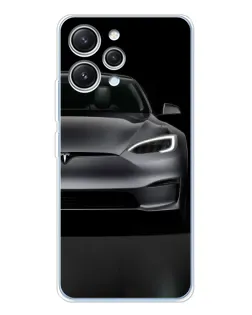 Чохол для Xiaomi Redmi 12 з картинкою «Tesla Model S Look»