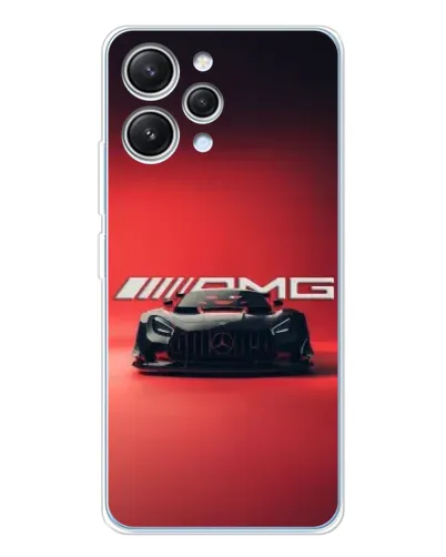 Чехол для Xiaomi Redmi 12 с картинкой «Mercedes AMG — красная линия» Чехол для Xiaomi Redmi 12 с картинкой «Mercedes AMG — красная линия»