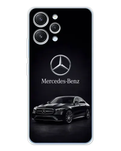 Чехол для Xiaomi Redmi 12 с картинкой «Mercedes — решетка радиатора» Чехол для Xiaomi Redmi 12 с картинкой «Mercedes — решетка радиатора»