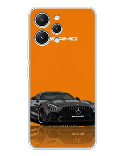 Чехол для Xiaomi Redmi 12 с картинкой «Оранжевый Mercedes AMG» Чехол для Xiaomi Redmi 12 с картинкой «Оранжевый Mercedes AMG»