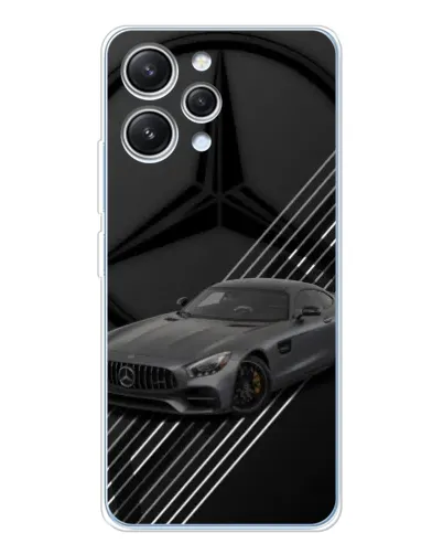 Чехол для Xiaomi Redmi 12 с картинкой «Mercedes AMG — графика» Чехол для Xiaomi Redmi 12 с картинкой «Mercedes AMG — графика»