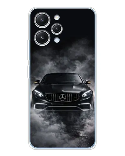 Чехол для Xiaomi Redmi 12 с картинкой «Mercedes в дыму» Чехол для Xiaomi Redmi 12 с картинкой «Mercedes в дыму»