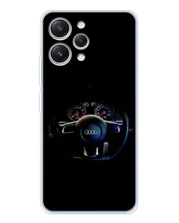 Чехол для Xiaomi Redmi 12 с картинкой «Салон Audi — руль» Чехол для Xiaomi Redmi 12 с картинкой «Салон Audi — руль»