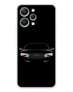 Чехол для Xiaomi Redmi 12 с картинкой «Audi — ночной контур» Чехол для Xiaomi Redmi 12 с картинкой «Audi — ночной контур»