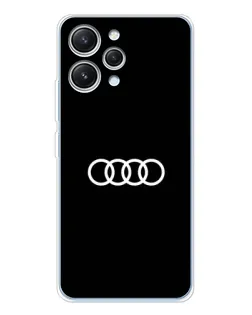 Чехол для Xiaomi Redmi 12 с картинкой «Audi White Logo» Чехол для Xiaomi Redmi 12 с картинкой «Audi White Logo»