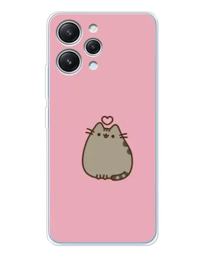 Чехол для Xiaomi Redmi 12 с картинкой «Pusheen сердце» Чехол для Xiaomi Redmi 12 с картинкой «Pusheen сердце»