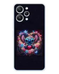 Чехол для Xiaomi Redmi 12 с картинкой «Stitch в цветах» Чехол для Xiaomi Redmi 12 с картинкой «Stitch в цветах»