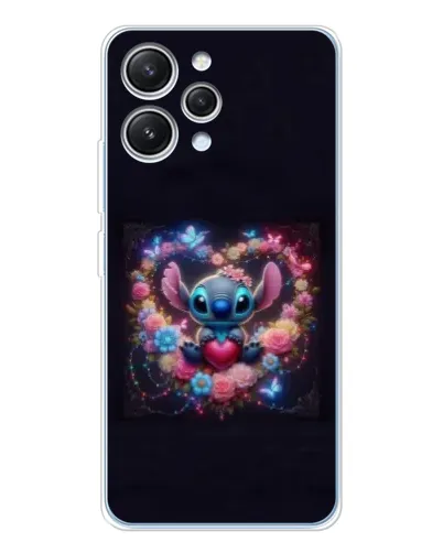 Чехол для Xiaomi Redmi 12 с картинкой «Stitch в цветах» Чехол для Xiaomi Redmi 12 с картинкой «Stitch в цветах»