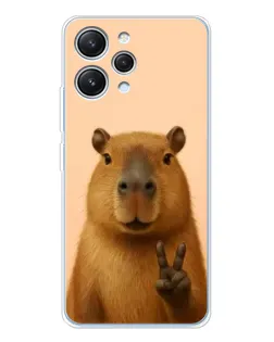 Чехол для Xiaomi Redmi 12 с картинкой «Капибара виктория» Чехол для Xiaomi Redmi 12 с картинкой «Капибара виктория»