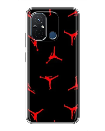 Чехол для Xiaomi Redmi 12C с картинкой «Jordan Red Pattern» Чехол для Xiaomi Redmi 12C с картинкой «Jordan Red Pattern»