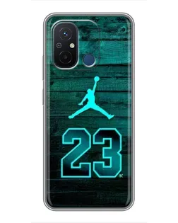 Чехол для Xiaomi Redmi 12C с картинкой «Jordan Cyan 23» Чехол для Xiaomi Redmi 12C с картинкой «Jordan Cyan 23»