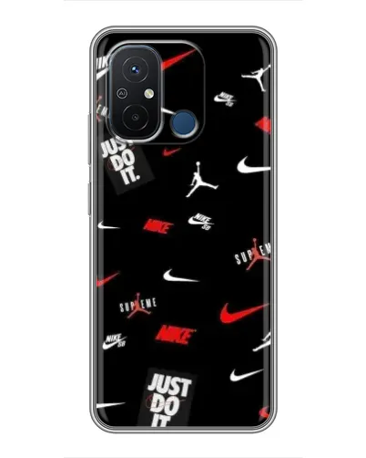 Чехол для Xiaomi Redmi 12C с картинкой «Nike Mix Pattern» Чехол для Xiaomi Redmi 12C с картинкой «Nike Mix Pattern»