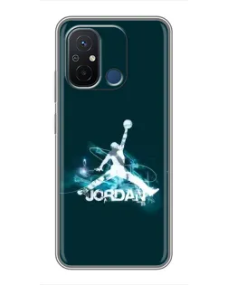 Чехол для Xiaomi Redmi 12C с картинкой «Jordan Blue Fire» Чехол для Xiaomi Redmi 12C с картинкой «Jordan Blue Fire»