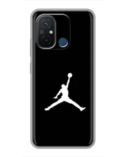 Чехол для Xiaomi Redmi 12C с картинкой «Jordan Silhouette» Чехол для Xiaomi Redmi 12C с картинкой «Jordan Silhouette»