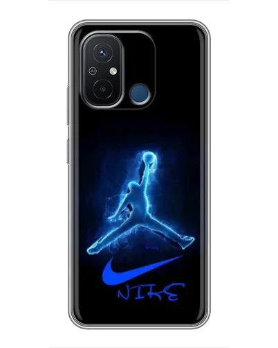 Чехол для Xiaomi Redmi 12C с картинкой «Jordan Neon Blue» Чехол для Xiaomi Redmi 12C с картинкой «Jordan Neon Blue»