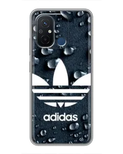 Чехол для Xiaomi Redmi 12C с картинкой «Adidas Trefoil Blue»