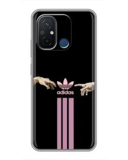 Чехол для Xiaomi Redmi 12C с картинкой «Adidas Hands»