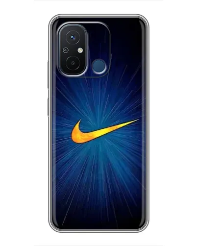 Чехол для Xiaomi Redmi 12C с картинкой «Синий пульс Nike» Чехол для Xiaomi Redmi 12C с картинкой «Синий пульс Nike»