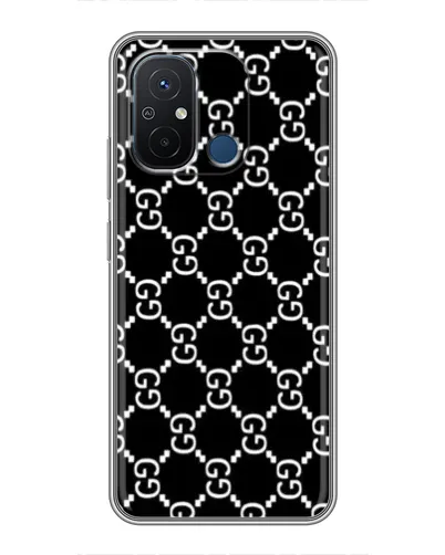 Чехол для Xiaomi Redmi 12C с картинкой «Gucci — сетчатый паттерн» Чехол для Xiaomi Redmi 12C с картинкой «Gucci — сетчатый паттерн»