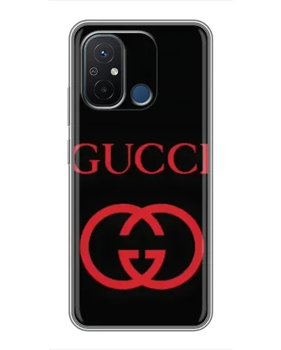 Чехол для Xiaomi Redmi 12C с картинкой «Gucci — красный логотип» Чехол для Xiaomi Redmi 12C с картинкой «Gucci — красный логотип»
