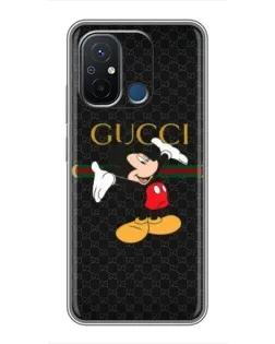 Чехол для Xiaomi Redmi 12C с картинкой «Микки Маус Gucci» Чехол для Xiaomi Redmi 12C с картинкой «Микки Маус Gucci»