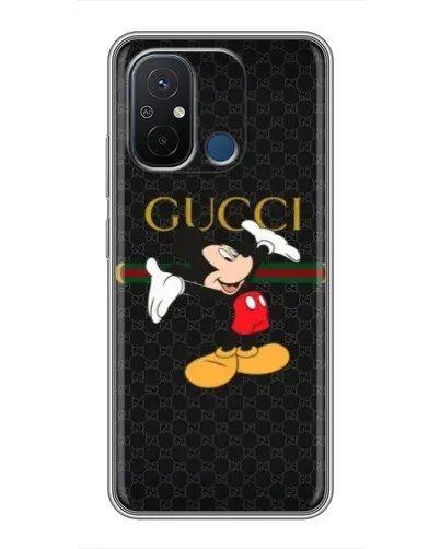 Чехол для Xiaomi Redmi 12C с картинкой «Микки Маус Gucci» Чехол для Xiaomi Redmi 12C с картинкой «Микки Маус Gucci»