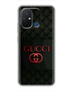 Чехол для Xiaomi Redmi 12C с картинкой «Gucci — стеганый черный» Чехол для Xiaomi Redmi 12C с картинкой «Gucci — стеганый черный»