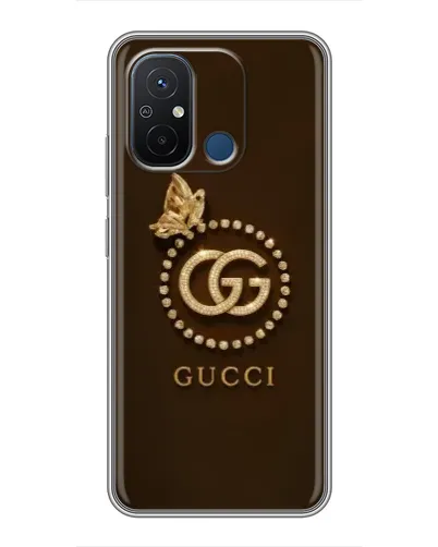 Чехол для Xiaomi Redmi 12C с картинкой «Gucci — золотая бабочка» Чехол для Xiaomi Redmi 12C с картинкой «Gucci — золотая бабочка»