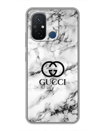 Чехол для Xiaomi Redmi 12C с картинкой «Gucci — мраморный шик» Чехол для Xiaomi Redmi 12C с картинкой «Gucci — мраморный шик»