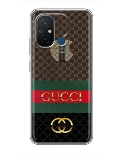 Чехол для Xiaomi Redmi 12C с картинкой «Gucci — брендированный десерт» Чехол для Xiaomi Redmi 12C с картинкой «Gucci — брендированный десерт»