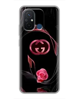 Чехол для Xiaomi Redmi 12C с картинкой «Gucci — неоновая роза» Чехол для Xiaomi Redmi 12C с картинкой «Gucci — неоновая роза»