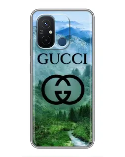 Чехол для Xiaomi Redmi 12C с картинкой «Gucci — горный пейзаж» Чехол для Xiaomi Redmi 12C с картинкой «Gucci — горный пейзаж»