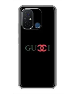 Чехол для Xiaomi Redmi 12C с картинкой «Gucci — красный градиент» Чехол для Xiaomi Redmi 12C с картинкой «Gucci — красный градиент»