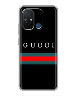 Чехол для Xiaomi Redmi 12C с картинкой «Gucci — красный пояс» Чехол для Xiaomi Redmi 12C с картинкой «Gucci — красный пояс»