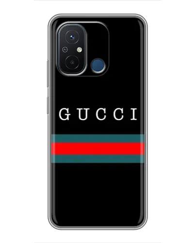 Чехол для Xiaomi Redmi 12C с картинкой «Gucci — красный пояс» Чехол для Xiaomi Redmi 12C с картинкой «Gucci — красный пояс»