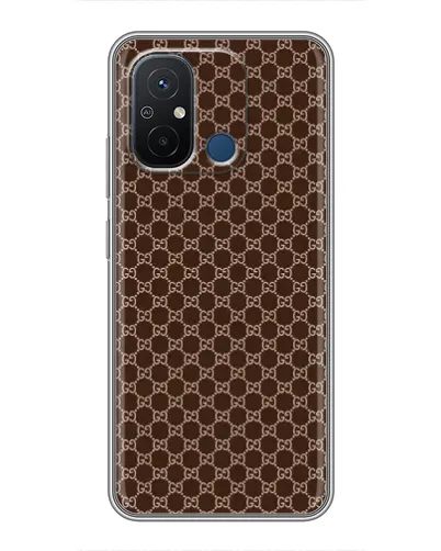Чехол для Xiaomi Redmi 12C с картинкой «Gucci — шоколадная сетка» Чехол для Xiaomi Redmi 12C с картинкой «Gucci — шоколадная сетка»