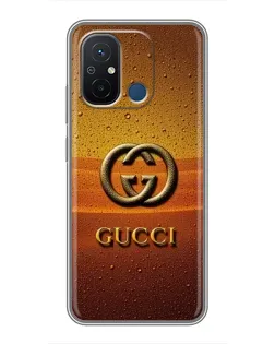 Чехол для Xiaomi Redmi 12C с картинкой «Gucci — солнечный градиент» Чехол для Xiaomi Redmi 12C с картинкой «Gucci — солнечный градиент»