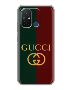 Чехол для Xiaomi Redmi 12C с картинкой «Gucci — темно-зеленый градиент» Чехол для Xiaomi Redmi 12C с картинкой «Gucci — темно-зеленый градиент»